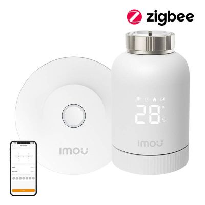 IMOU KIT-TRV1-EU-2 Súprava termostatických hlavíc ZigBee so 6 adaptérmi a bránou