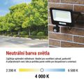 LED reflektor GLARO EMOS ZS2344B s pohybovým senzorom, 50 W, čierny, IP54, 5000 lm, neutrálna biela
