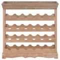 vidaXL Skrinka na víno, hnedá 70x22,5x70,5 cm, MDF