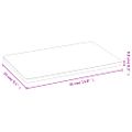 vidaXL Raňajkové taniere 6 ks 35x23x0,8 cm Bambus