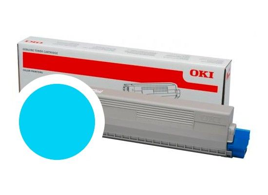 OKI cyan toner do C824/C834/C844 (5 000 strán)