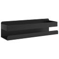 vidaXL Sprchová polica matná čierna 23x6,5x6 cm brúsená nerez.oceľ 304