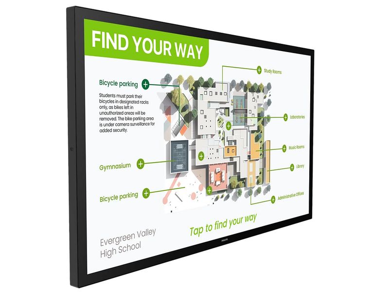 55'' D- LED Philips 55BDL3751T-UHD, 450c, PCap, 24/7
