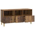 vidaXL TV skrinka 102 x 34,5 x 50 cm Staré drevo Kompozitné drevo