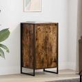 vidaXL Servírovacia skriňa Dymová dub 43 x 36 x 75,5 cm