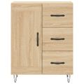 vidaXL Vysoká skrinka dub sonoma 69,5x34x180 cm spracované drevo