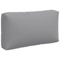 vidaXL Podložky na paletový nábytok 3 ks, sivé, látka