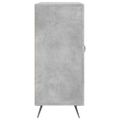 vidaXL Komoda betónová sivá 90x34x80 cm kompozitné drevo