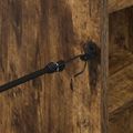 vidaXL Golfová skriňa s kolesom Dymová dub 120 x 45 x 98 cm