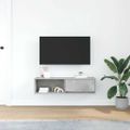 TV skrinka vidaXL Betónová sivá 100x31x25,5 cm Konštrukčné drevo