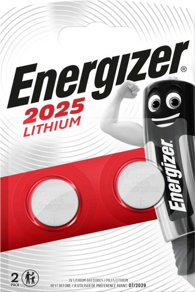Energizer Lítiové gombíkové batérie CR2025 FSB2 E304126901