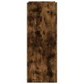 vidaXL Botník dymový dub 74,5x37,5x100 cm kompozitné drevo