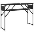 vidaXL Konferenčnýstolík Čierny dub Kompozitné drevo 105x30x75cm