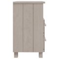 vidaXL Nočné stolíky HAMAR 2 ks, biele 40x35x62 cm, masív