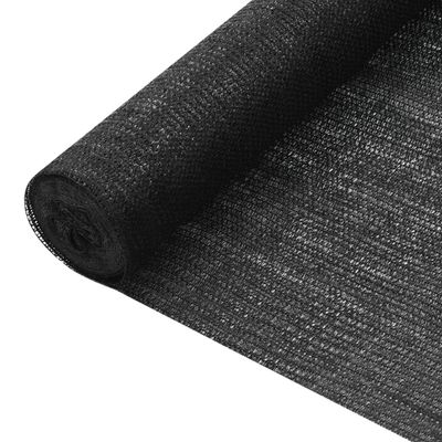 vidaXL Tieniaca sieť čierna 2x50 m HDPE 75 g/m²