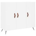 vidaXL Komoda biela 90x34x80 cm kompozitné drevo