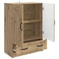 vidaXL Servírovacia skriňa Dub artisan 66 x 34,5 x 92 cm