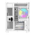 Počítačová skriňa DarkFlash B275 PRO (biela) + 6 ventilátorov