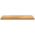 vidaXL Okenný parapet 2 ks svetlohnedá 100x40x2 cm dubový masív