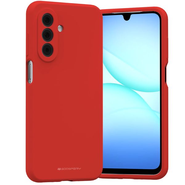 Silikónové puzdro Mercury pre iPhone 16 6,1" červené/red