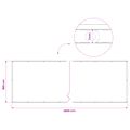 vidaXL Záclona na balkónové súkromie 180 x 1000 cm