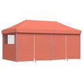 vidaXL Párty stan 292 x 580 x 315 cm Tehlová Oxfordská látka