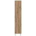 vidaXL Highboard 2 ks Remeselný dub 69,5 x 34 x 180 cm