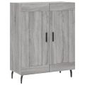 vidaXL Vysoká skrinka sivý dub sonoma 69,5x34x180 cm spracované drevo