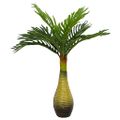 vidaXL Umelý palmový 9 listov 70 cm zelený