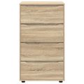 vidaXL Úložné skrine 60 x 48 x 105 cm Kompozitné drevo Sonoma dub