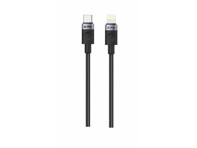 Kábel iPEAX 90010102 USB-C/Lightning 1m Black