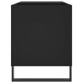 vidaXL Skrinka na platne čierna 85x38x48 cm kompozitné drevo
