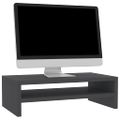 vidaXL Stojan na monitor sivý 42x24x13 cm drevotrieska