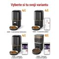 Dávkovač krmiva EMOS H6002 GoSmart, 4 l, čierny, Wi-Fi