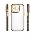 Obal Silky Gold pre iPhone 15 Pro 6,1" modrý