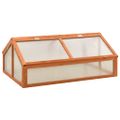 vidaXL Skleník 120x80x50 cm jedľové drevo