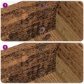 vidaXL Samolepiaci obal na skrutky 2 ks Staré drevo Ø 20 x 0,5 mm