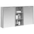 vidaXL Set kabinetov do kúpeľne 3 ks 116 x 16 x 62,5 cm