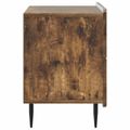 vidaXL Nočný stolík Dymový dub 62 x 34,5 x 49,5 cm Kompozitné drevo