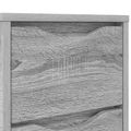 vidaXL Nočný stolík Sivý Sonoma 30,5 x 30 x 43 cm Kompozitné drevo