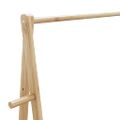 vidaXL Vešiak na oblečenie s policami a kolieskami 96x45,5x155,5 cm