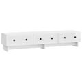 vidaXL TV skrinka 147 x 34,5 x 30 cm Biela s vysokým leskom