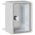 vidaXL Ovládacia skriňa Sivá 25 x 13 x 24 cm ABS plast