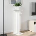 vidaXL Stojan na rastliny 2 ks Biela 25 x 25,5 x 80,5 cm