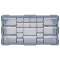 vidaXL Organizér s 22 zásuvkami 49x16x25,5 cm