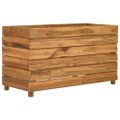 vidaXL Vyvýšený záhon 100x40x55 cm, recyklované tíkové drevo a oceľ