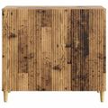vidaXL Servírovacia skriňa Staré drevo 89 x 34,5 x 80 cm