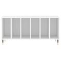 vidaXL Skrinka na platne biela 100x38x48 cm kompozitné drevo