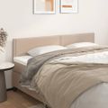 vidaXL Čelá postelí kapučínové 180x5x78/88 cm umelá koža