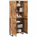 vidaXL Highboard 2 ks Staré drevo 69,5 x 34 x 180 cm